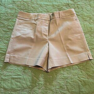 White House Black Market 5” Shorts ~  Taupe Size 4